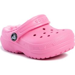 Klapki CROCS - Classic Lined Clog K 203506 Pink Lemonade/Pink Lemonade. Różowe sandały dziewczęce Crocs, z tworzywa sztucznego, bez zapięcia. W wyprzedaży za 139,00 zł.