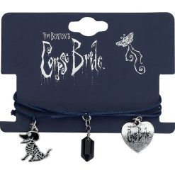 Bransoletki damskie na nogę: Corpse Bride Skeleton Dog Bransoletka jasnofioletowy (Lilac)
