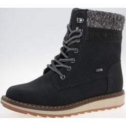 Tom Tailor botki damskie 7992701 36 czarne. Czarne botki damskie Tom Tailor, bez obcasa, bez zapięcia. Za 359,00 zł.