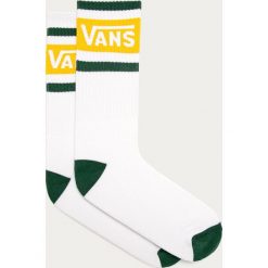 Vans - Skarpetki. Białe skarpetki męskie Vans, z nadrukiem, z elastanu. Za 49,90 zł.