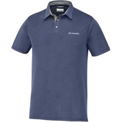 Columbia Koszulka Męska Polo Nelson Point Polo Collegiate Navy, S. Niebieskie koszulki polo męskie marki Columbia, s. W wyprzedaży za 155,00 zł.