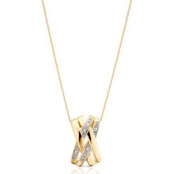 RABAT Wisiorek Złoty - złoto żółte 585, Diament 0,03ct. Żółte łańcuszki męskie marki W.KRUK, srebrne. W wyprzedaży za 799,00 zł.