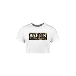 T-shirty z krótkim rękawem Ballin Est. 2013 Camo Army Shirt. Białe t-shirty męskie Ballin Est. 2013, xl, bez wzorów, bez kołnierzyka, krótkie. Za 100,74 zł.