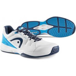 Head Brazer Men White/Navy 45,0. Niebieskie buty sportowe męskie marki Head, bez zapięcia, tenisowe. Za 219,00 zł.