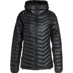 Columbia POWDER LITE LIGHT HOODED JACKET Kurtka Outdoor black print. Czarne kurtki damskie marki Columbia, xl, z materiału, outdoorowe. W wyprzedaży za 374,25 zł.