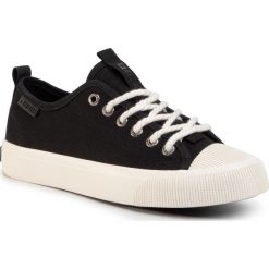 Trampki BIG STAR - FF274184 Black. Czarne półbuty damskie BIG STAR, bez wzorów, z gumy, bez zapięcia. Za 119,00 zł.
