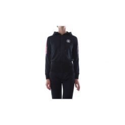 Bluzy Converse 10008972 POLY FZ HOOD JKT. Czarne bluzy damskie Converse, xs, bez wzorów, bez rękawów, bez kaptura. Za 223,88 zł.