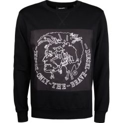 Diesel Bluza "S-Samuel". Bluzy męskie Diesel, s, z aplikacjami, z bawełny, z okrągłym kołnierzem, bez rękawów, bez kaptura. Za 279,00 zł.
