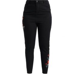 New Look Curves COSTA RICA Jeans Skinny Fit black. Czarne rurki damskie New Look Curves, z elastanu. Za 189,00 zł.