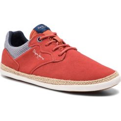 Espadryle PEPE JEANS - Maui Ker PMS10252 Terracotta 214. Czerwone espadryle męskie Pepe Jeans, bez wzorów, z jeansu. W wyprzedaży za 179,00 zł.