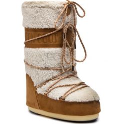 Śniegowce MOON BOOT - Wool 14024400001 White. Pomarańczowe kozaki damskie Moon Boot, ze skóry, bez obcasa, bez zapięcia. W wyprzedaży za 1499,00 zł.