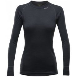 Topy sportowe damskie: Devold Koszulka Damska Duo Active Woman Shirt Black M