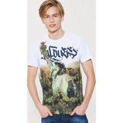 T-shirty męskie: T-shirt z grafiką – Biały
