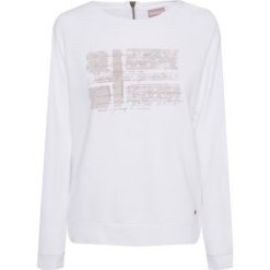 Bluza NAPAPIJRI BIDWILL. Białe bluzy damskie Napapijri, bez wzorów, z jeansu, bez rękawów, bez kaptura. W wyprzedaży za 210,00 zł.