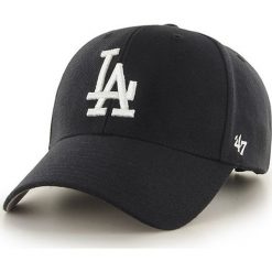 47brand - Czapka Los Angeles Dodgers. Czarne czapki męskie marki 47brand. W wyprzedaży za 69,90 zł.