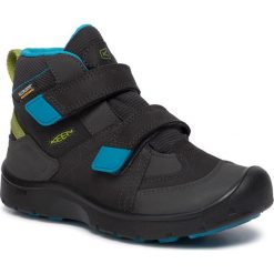 Trekkingi KEEN - Hikeport Mid Strap Wp 1019709 Magnet/Greenery. Szare śniegowce chłopięce Keen, bez zapięcia. W wyprzedaży za 259,00 zł.