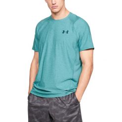 Under Armour MK-1 Koszulka Niebieski. Niebieskie podkoszulki męskie Under Armour, l, bez wzorów, z elastanu, bez kołnierzyka, krótkie. Za 171,95 zł.