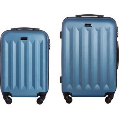 Zestaw walizek Benelux 20/24 Mała/Średnia niebieskie. Niebieskie walizki VIP COLLECTION, małe. Za 484,95 zł.