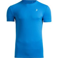 T-shirt męski TSM601 - niebieski - Outhorn. Niebieskie koszulki męskie Outhorn, na lato, xl, bez wzorów, z bawełny, bez kołnierzyka, bez rękawów. W wyprzedaży za 29,99 zł.