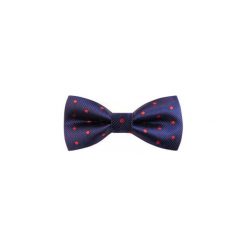 Granatowa mucha w czerwone kropki C9. Czerwone muszki męskie Modini Moda Męska, na co dzień, bez wzorów, z poliesteru, eleganckie. Za 29,70 zł.