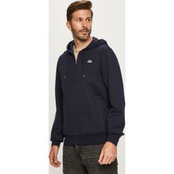 Lacoste - Bluza. Czarne bluzy męskie Lacoste, s, bez wzorów, z elastanu, z kapturem, bez rękawów, z kapturem. Za 429,90 zł.