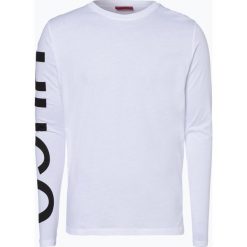 T-shirty męskie z nadrukiem: HUGO – Męska koszulka z długim rękawem – Demeos, czarny