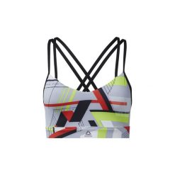 Biustonosze Reebok Sport Biustonosz Hero Strappy Padded. Szare biustonosze sportowe damskie marki Reebok Sport, s, bez wzorów. Za 149,00 zł.