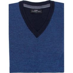 Sweter FABRIZIO SLIM SWN000048. Pomarańczowe swetry klasyczne męskie marki Giacomo Conti, m, z wełny. Za 259,00 zł.