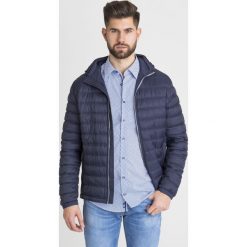KURTKA DILLON JOOP! JEANS. Niebieskie płaszcze męskie JOOP! Jeans, m, z aplikacjami, z jeansu, z kapturem. Za 657,30 zł.
