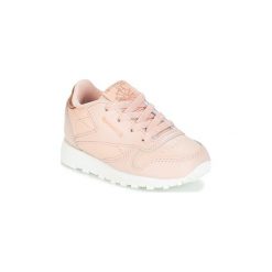 Buty Dziecko Reebok Classic CLASSIC LEATHER I. Różowe trampki dziewczęce Reebok Classic, bez wzorów, bez zapięcia. Za 159,20 zł.