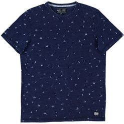 Cars-Jeans T-shirt męski Licenzo 4119511 Indigo (rozmiar S). Niebieskie koszulki męskie Cars Jeans, s, z nadrukiem, z jeansu, bez kołnierzyka. W wyprzedaży za 77,00 zł.