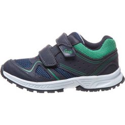 Sneakersy "Milos" w kolorze granatowo-zielonym. Niebieskie trampki chłopięce Lurchi, bez wzorów, bez zapięcia. W wyprzedaży za 122,95 zł.