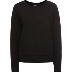 Bluzy damskie: Bluza z foliowym nadrukiem bonprix czarno-złoty
