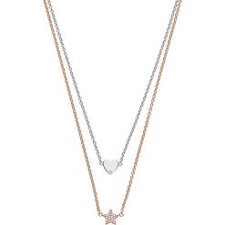 Emporio Armani - Biżuteria EG3411040. Szara naszyjniki damskie srebrne. W wyprzedaży za 499,90 zł.