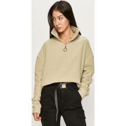 Brave Soul - Bluza. Żółte bluzy damskie Brave Soul, s, bez wzorów, z poliesteru, z krótkim rękawem, krótkie, bez kaptura. Za 69,90 zł.