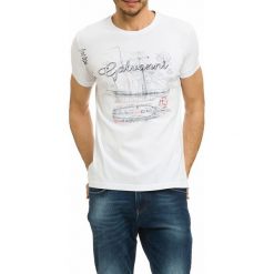 T-shirty męskie z nadrukiem: T-shirt w kolorze białym