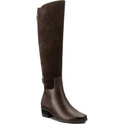Buty zimowe damskie: Muszkieterki CAPRICE – 9-26551-39 Dk Brown Comb 329