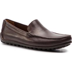 Mokasyny CLARKS - Hamilton Free 261417327 Dark Brown Leather. Pomarańczowe mokasyny męskie Clarks, na co dzień, bez wzorów, ze skóry, bez zapięcia. Za 299,00 zł.