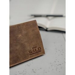 Portfel męski skórzany Always Wild N2002-KH j.brąz - Brązowy. Pomarańczowe portfele męskie ALWAYS WILD, bez wzorów. Za 39,99 zł.