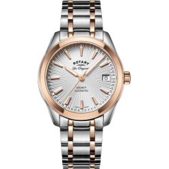 PROMOCJA ZEGAREK ROTARY Legacy Automatic LB90167/06. Analogowe zegarki damskie ROTARY, ze stali. W wyprzedaży za 2440,00 zł.