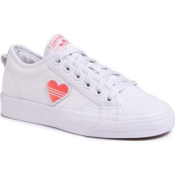 Buty adidas - Nizza Trefoil W EF5074 Crywht/Shored/Cblack. Białe buty sportowe damskie Adidas, bez wzorów, z tworzywa sztucznego, sportowe. Za 279,00 zł.