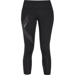 Legginsy: 2XU MID RISE COMPRESSION Legginsy black/mottled black