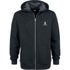Converse Star Chevron EMB FZ Hoodie Bluza z kapturem rozpinana czarny. Czarne bluzy męskie marki Converse, l, bez wzorów, retro, z kapturem, bez rękawów, z kapturem. Za 244,90 zł.