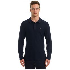 Galvanni Koszulka Polo Męska Toil M Ciemny Niebieski. Niebieskie koszulki męskie marki GALVANNI, m, bez wzorów, eleganckie, polo, bez rękawów. W wyprzedaży za 189,00 zł.