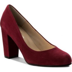 Półbuty BRENDA ZARO - T1122Q Ante Chianty. Czerwone półbuty damskie skórzane marki Brenda Zaro, eleganckie, na obcasie. W wyprzedaży za 219,00 zł.