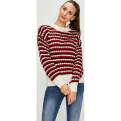 Silvian Heach - Sweter. Białe swetry klasyczne damskie marki Silvian Heach, s, z wełny, klasyczne, z okrągłym kołnierzem. W wyprzedaży za 239,90 zł.