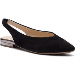 Sandały CAPRICE - 9-29401-22 Black Suede 004. Czarne klapki damskie Caprice, bez wzorów, ze skóry, bez obcasa, na obcasie. W wyprzedaży za 189,00 zł.