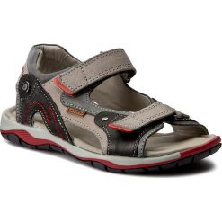 Sandały LASOCKI YOUNG - CI12-2625-01 Szary/Czarny. Szare sandały chłopięce marki Lasocki Young, z nubiku. Za 89,99 zł.