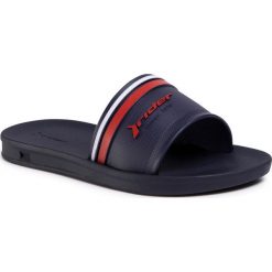 Klapki RIDER - Strike Plus Slide Inf 11495 Blue/Blue/Red 21818. Niebieskie sandały chłopięce Rider, z tworzywa sztucznego, bez zapięcia. Za 69,00 zł.