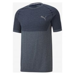 Puma Evoknit Basic Koszulka Niebieski Wielokolorowy. Niebieskie podkoszulki męskie Puma, m, bez wzorów, z poliesteru, z krótkim rękawem. Za 137,95 zł.